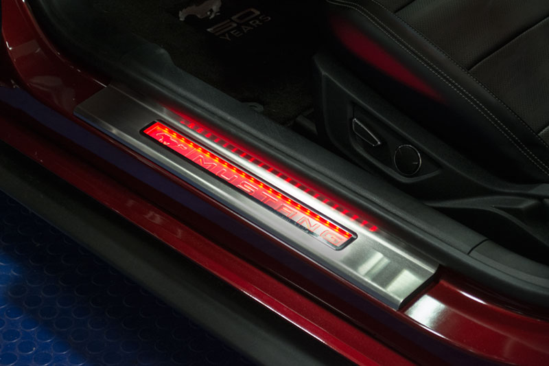 Ford mustang illuminated door sills #3