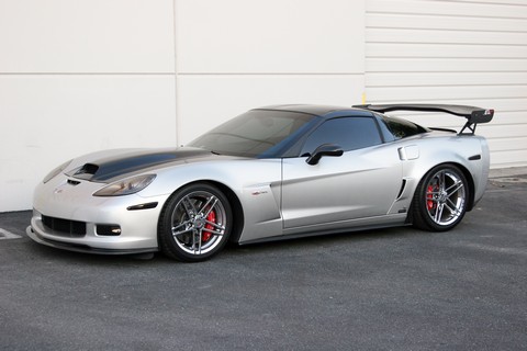 Corvette C6 Z06 Carbon Fiber Side Splitters-Corvette C6 Side Skirts