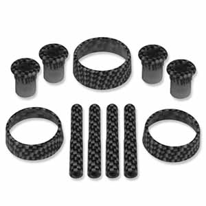 Dodge Charger Interior Knob Kit Carbon Fiber Color Matched