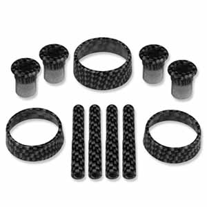 Dodge Charger Interior Knob Kit Carbon Fiber Color Matched