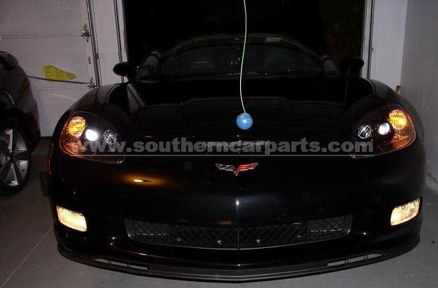 c6 corvette h10 6000k hid kit