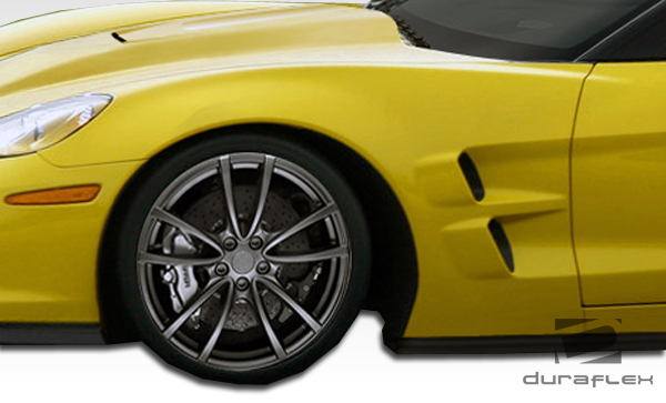 2005-2013 Corvette C6 Duraflex ZR Edition Front Fenders - 2  Piece-SouthernCarParts.com | Southern Car Parts