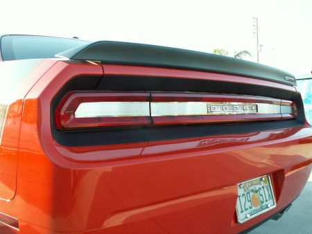 dodge challenger tail light cover