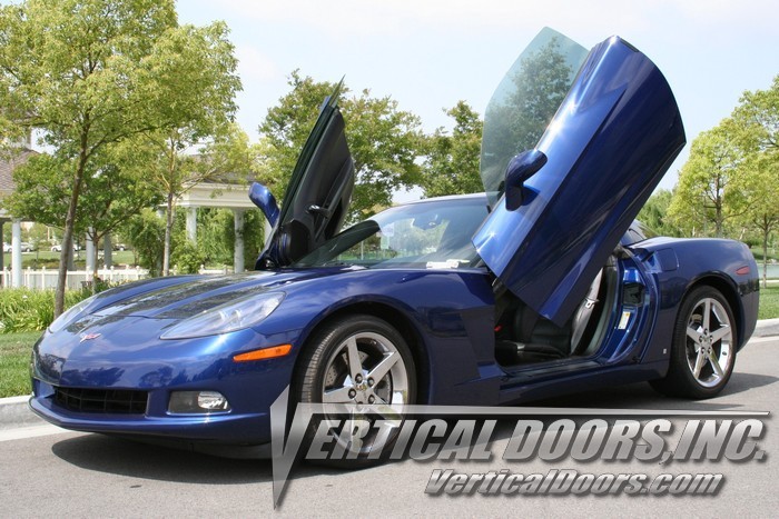 Chrome Chevrolet Corvette C8 Lambo Door Conversion Kit by Vertical Doo –  Vertical Doors, Inc.