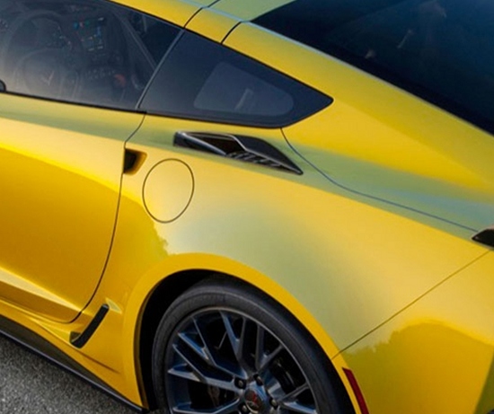 2014 2015 c7 z06 rear quarter panel scoops ducts