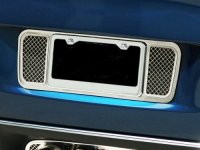 C6 Corvette Rear Tag License Plate Holder Laser Mesh