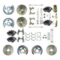 1955-1957 Chevrolet One-Fifty Series Front and Rear Brake Conversion Kit The Right Stuff FSC564SD...