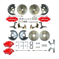 1962-1967 Chevrolet Chevy II Front and Rear Brake Conversion Kit The Right Stuff AFXWK23CZ