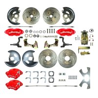 1962-1967 Chevrolet Chevy II Front and Rear Brake Conversion Kit The Right Stuff AFXSD23CZ