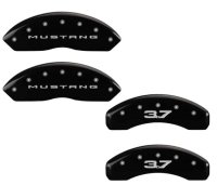 2015-2019 Ford Mustang V6 3.7L Caliper Covers Black