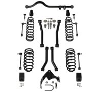 Fits Jeep JKU 4dr 3 " Lift Suspension System w/ 4 Sport Flexarms and Track Bar No Shocks 07-18 Wr...