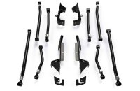 Fits Jeep JK/JKU 8-Arm Adjustable Alpine Long Flexarm and Bracket Kit 3-6 " Lift Complete 07-18 W...