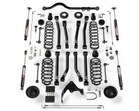 Fits Jeep JKU 4dr 4 " Lift Suspension System w/ 8 Alpine Flexarms Track Bar