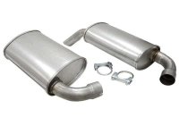 C3 1979-1982 Corvette Aluminized Hideaway Mufflers 2 1/2 Inch