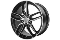 1997-2004 Corvette C5 Performance Replicas Z51 Style Split Spoke Gloss Black/Machined Wheel Rim 1...