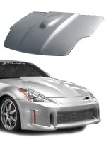 2003-2006 Nissan 350Z [Z33] Power Hood [Fiberglass Series 1] - 1035007 Stillen Exterior Styling