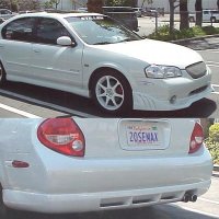 2002-2003 Nissan Maxima 4-Piece Body Kit [w/Touring Style Lip Spoiler] - 108280T Stillen Exterior...