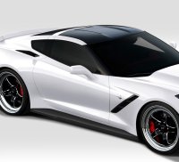 2014-2019 Corvette C7 Duraflex Gran Veloce Side Skirts- 2 Piece