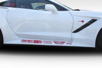 Duraflex 112430 Gran Veloce Wide Body Side Skirts for 2014-2019 C7 Corvette