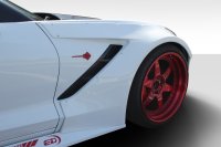 2014-2019 Corvette C7 Duraflex Gran Veloce Wide Body Front Fender Flares- 2 Piece