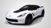 2014-2019 Corvette C7 Carbon Creations DriTech ZR-C Fender Flares - 4 Piece