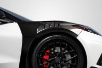 2020-2024 Corvette C8 Carbon Creations Gran Veloce Front Fender Vents - 2 Piece