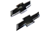 2016-2023 Camaro Black Front and Rear Bowties Emblems Package