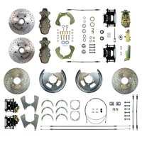 1955-1957 Chevrolet One-Fifty Series Front and Rear Brake Conversion Kit The Right Stuff FSC554SD...