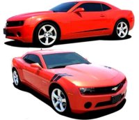 2010-2015 Camaro Rocker Spike or Double Bar stripe kit 