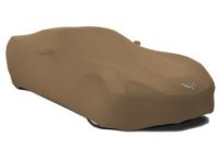 C7 2014-2019 Corvette Coverking Kalahari Tan Custom Satin Stretch Car Cover