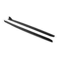 2015-2023 GT350 Ford Mustang Matte Black Add On Side Skirts Set 