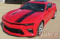 2016-2023 Camaro Offset Stripe Single Color Kit