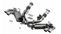 2020-2024 C8 Corvette Borla S-Type Cat-Back Exhaust System w/Round Tips