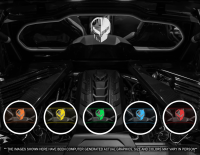 2020-2024 Corvette C8 WindRestrictor Glow Plate - Image and Color Choice