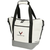 Corvette C8 Large Cooler Bag - White