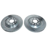 2020-2023 C8 Corvette Power Stop Evolution Drilled and Slotted Rear Rotors