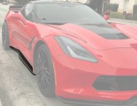 2014-2019 Corvette C7 Z06 Style Side Skirts