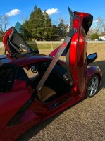 2020-2024 Corvette C8 Aluminum Vertical Door Props