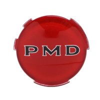 Pontiac Wheel Cover 2-7/16' Diameter W/Red Background 'PMD' Emblem, Each