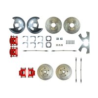 1969-1974 Chevrolet Nova Front and Rear Brake Conversion Kit The Right Stuff F69RDM5Z