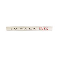 1966 Impala SS Glove Box Door Emblem, "Impala SS", Sold as Each