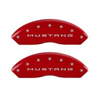 2015-2019 Ford Mustang V6 3.7L Caliper Covers Red