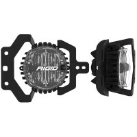 Fog Mount Kit For 18-20 Jeep JL Sport/Sport S W/1 Set 360-Series 4.0 Inch SAE White Lights RIGID ...