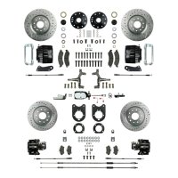 1964-1971 Oldsmobile 442 Front and Rear Brake Conversion Kit The Right Stuff AFXSD51DSX