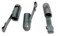 1963-1967 C2 Corvette Air Conditioning Indicator Bulb Metal Sockets & Shades 3 Piece