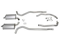 1968-1972 C3 Corvette Exhaust System - 327/350 4Sp HP 2-25 Inch W/Separate Secondary Pipes & Muff...