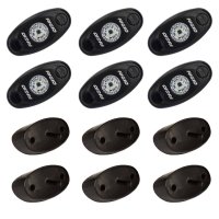 Rock Light Kit Amber Set of 6 Lights A-Series RIGID Industries 400293