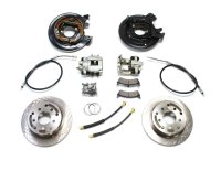 Fits Jeep TJ Rear Disc Brake Conversion Kit w/ E-Brake Cables 97-06 Wrangler TJ TeraFlex