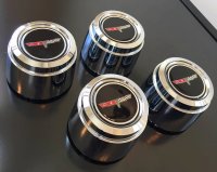 C3 1980-1981 Corvette Wheel Hub New Center Caps Set