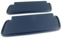 1974-1975 C3 Corvette Sunvisors Dark Blue Comfortweave